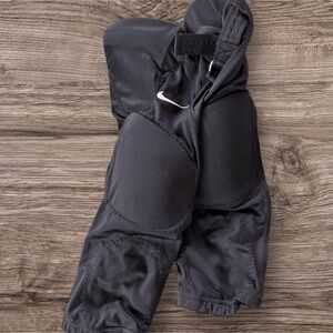 Black Nike Padded Football Pants - Youth Small